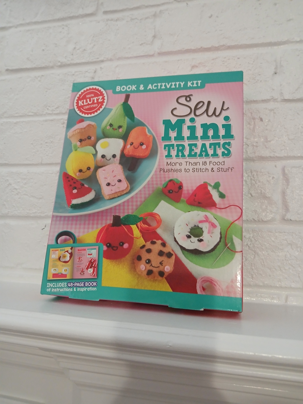 Klutz: Sew Mini Treats Book & Activity Kit -SEALED